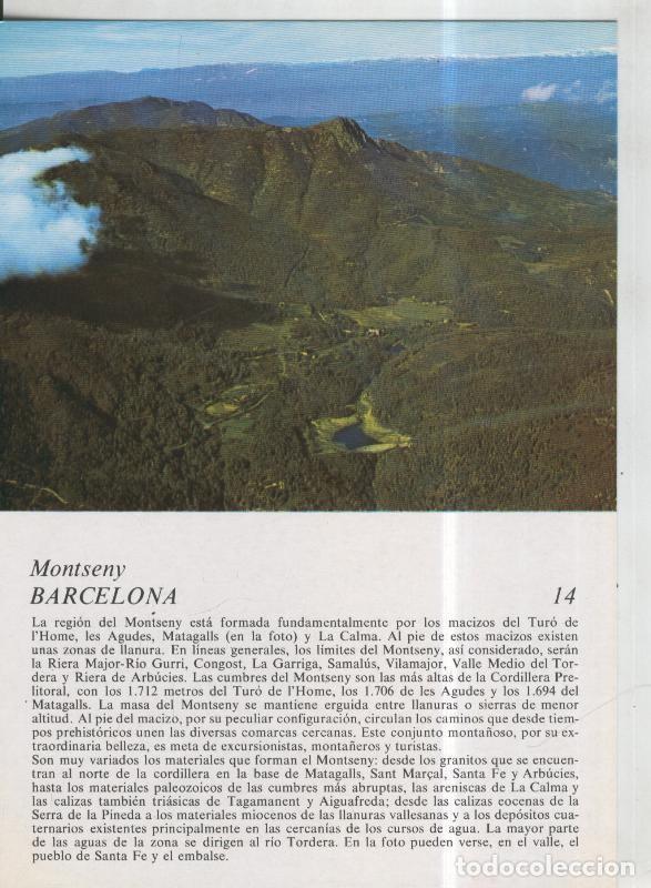 Postais: Laboratorio Emyfar S.L.: Imagen 014: Montseny en Barcelona - Varios