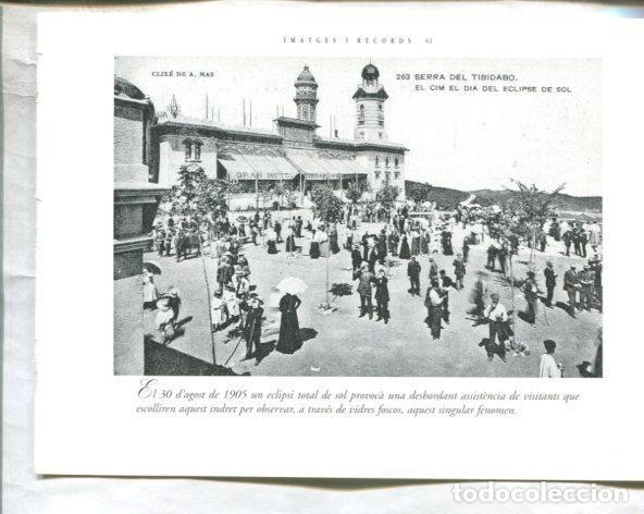 Postcards: El Tibidabo de Barcelona: imagtes i records, paginadas 41 y 42 - varios