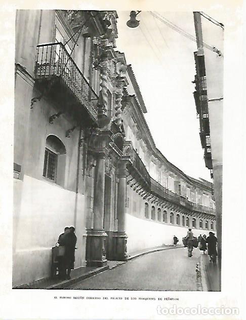 Postkarten: LAMINA 10760: Palacio de los Marqueses de Pe&ntilde;aflor en Ecija - Jose Maria Peman. Fotografias de Ramon