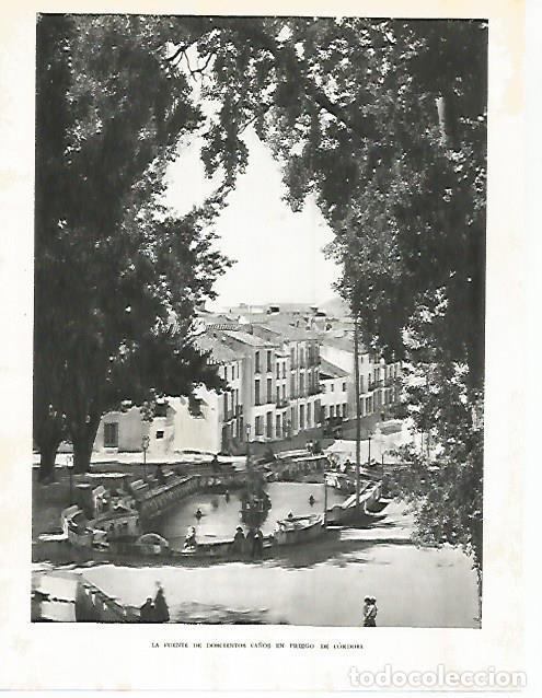 Postkarten: LAMINA 10790: Fuente en Priego de Cordoba - Jose Maria Peman. Fotografias de Ramon Dimas