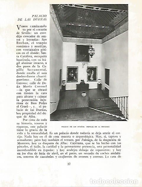 Cartes Postales: LAMINA 10713: Escalera del Palacio de las Due&ntilde;as - Jose Maria Peman. Fotografias de Ramon Dimas