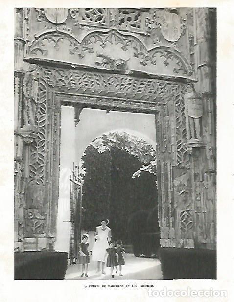 Postkarten: LAMINA 10739: Puerta de Marchena - Jose Maria Peman. Fotografias de Ramon Dimas