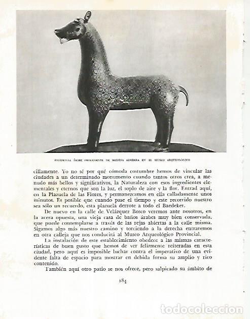 Cartoline: LAMINA 10774: Figura arabe de Medina Azahara - Jose Maria Peman. Fotografias de Ramon Dimas
