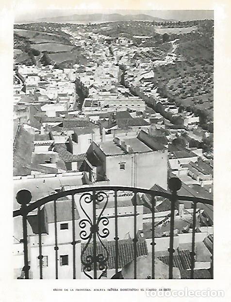 Cartoline: LAMINA 10816: Vista de Arcos de la Frontera - Jose Maria Peman. Fotografias de Ramon Dimas