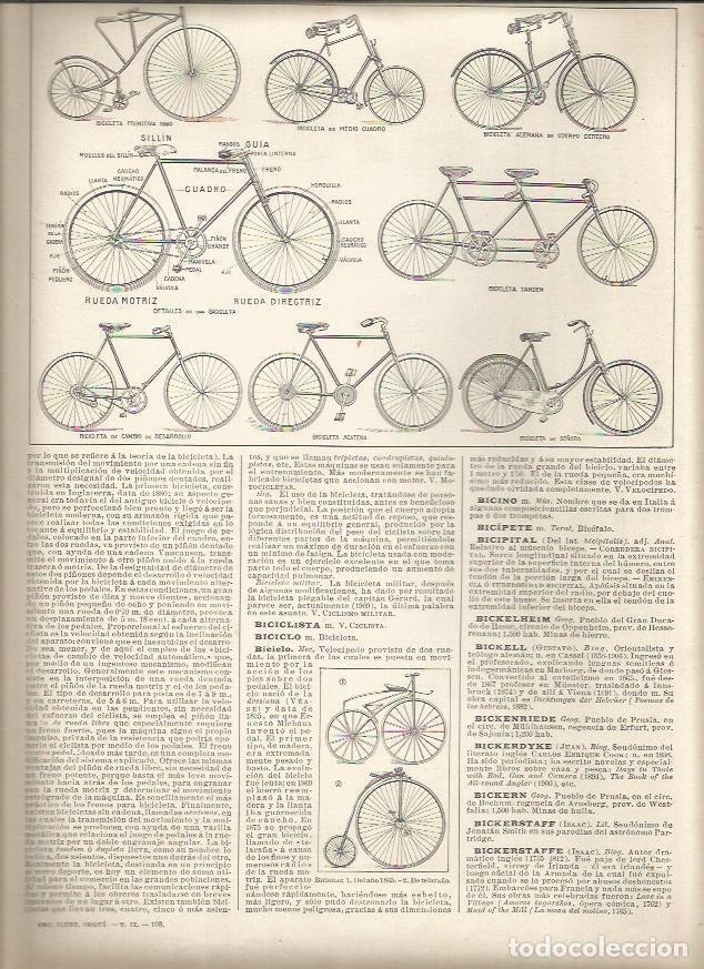 Postales: LAMINA 22942: Bicicletas - Varios