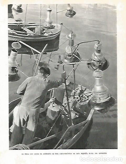 Postkarten: LAMINA 10838: Pesca con luces de acetileno en el Estrecho de Gibraltar - Jose Maria Peman. Fotografi