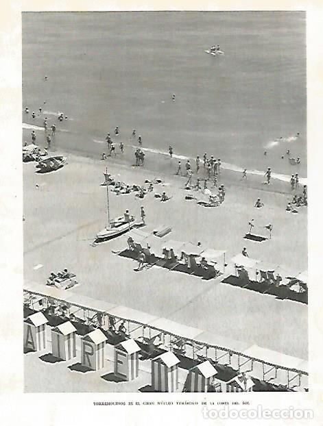 Postales: LAMINA 10843: Playa de Torremolinos - Jose Maria Peman. Fotografias de Ramon Dimas