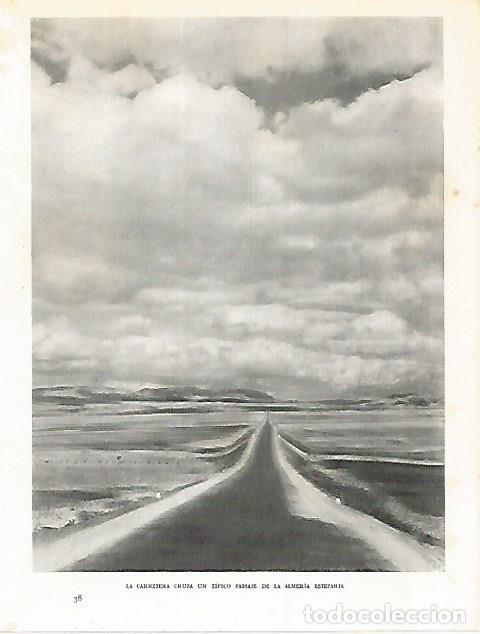 Postcards: LAMINA 10907: Carretera en la provincia de Almeria - Jose Maria Peman. Fotografias de Ramon Dimas