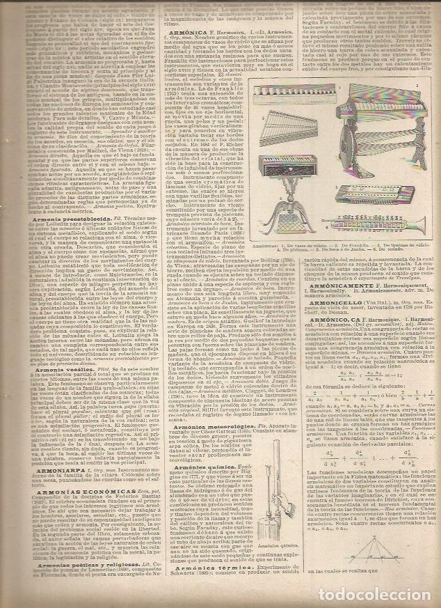 Postales: LAMINA 23100: Tipos de armonicas - Varios