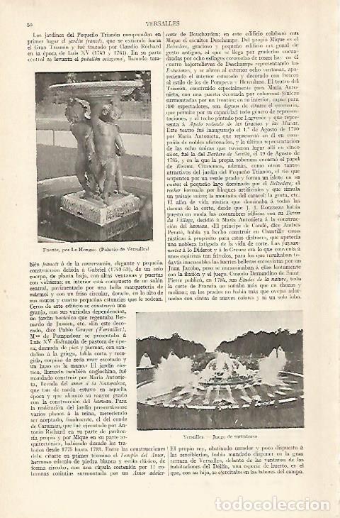Postcards: LAMINA ESPASA 28845: Fuente y Juego de surtidores en Versalles - Varios