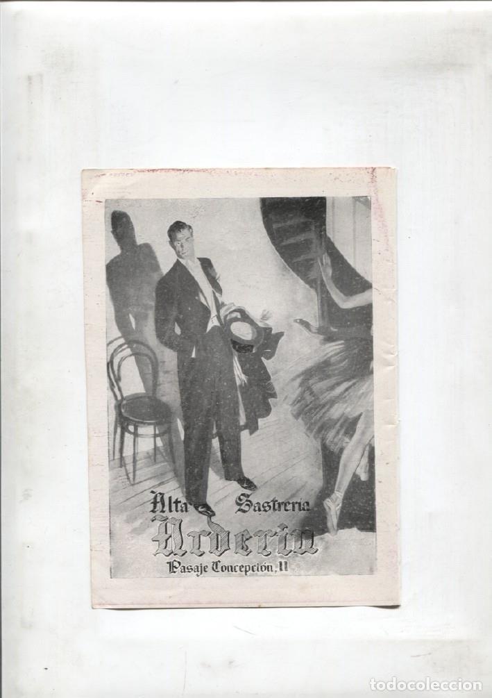 Postcards: Publicidad epoca: Sastreria Arderiu de Barcelona -