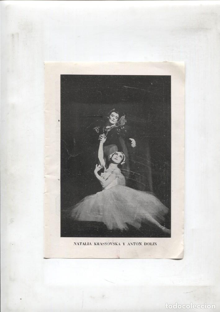 Cartes Postales: Artista Liceo: Natalia Krassovska y Anton Dolin -