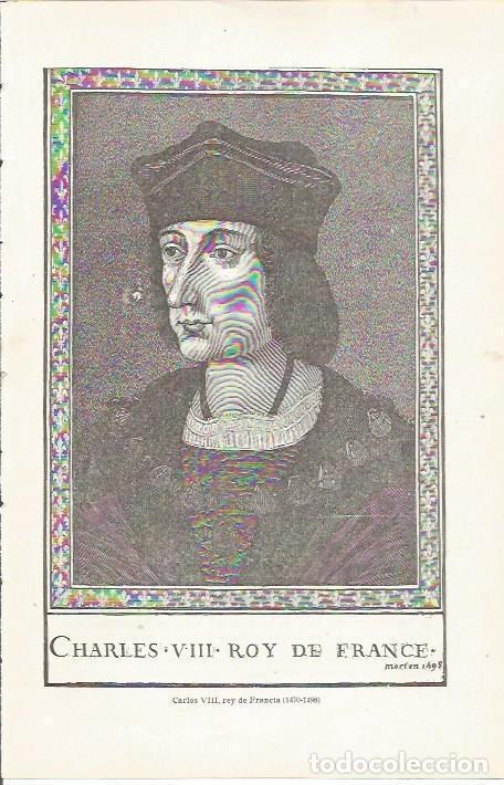 Cartoline: LAMINA 23832: Carlos VIII de Francia - Jaime Vicens Vives