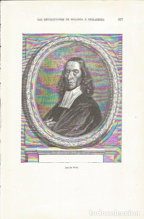 Postales: LAMINA 23866: Jan de Witt - Jaime Vicens Vives