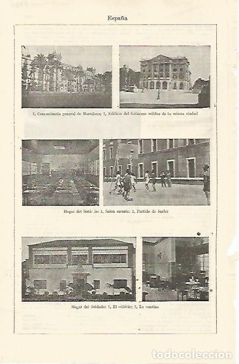 Postkarten: LAMINA ESPASA 29166: Comandancia General de Barcelona - Varios