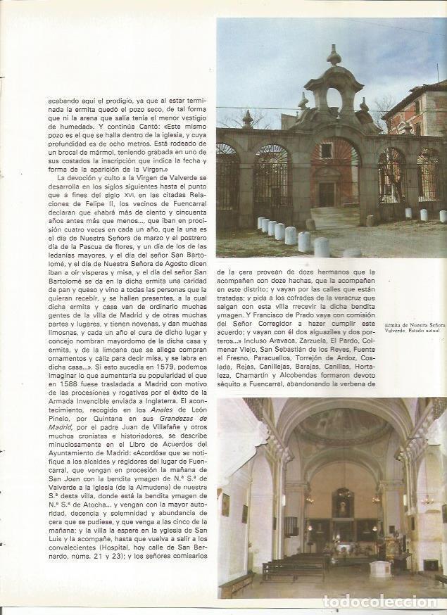 Postais: LAMINA 23646: Ermita de Nuestra Se&ntilde;ora de Valverde, Madrid - Varios