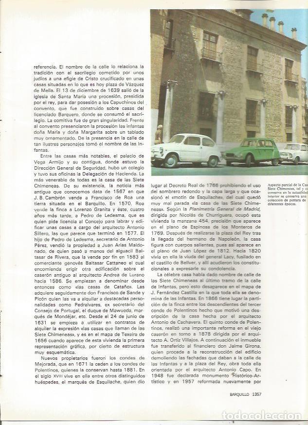 Postales: LAMINA 23527: Casa de las Siete Chimeneas, Madrid - Varios