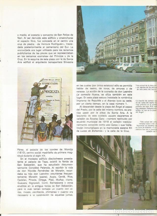 Postais: LAMINA 23460: Plaza del Angel y callejon Alvarez Gato , Madrid - Varios