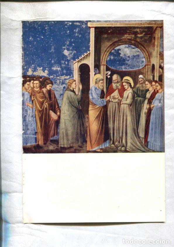 Postkarten: LEI racconti della vita di Maria: Lamina 28: Lo Sposalizio della Vergine por Giotto -