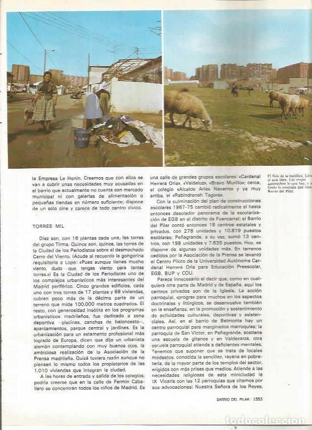 Postcards: LAMINA 23625: Lavadero del barrio de El Pilar, Madrid - Varios