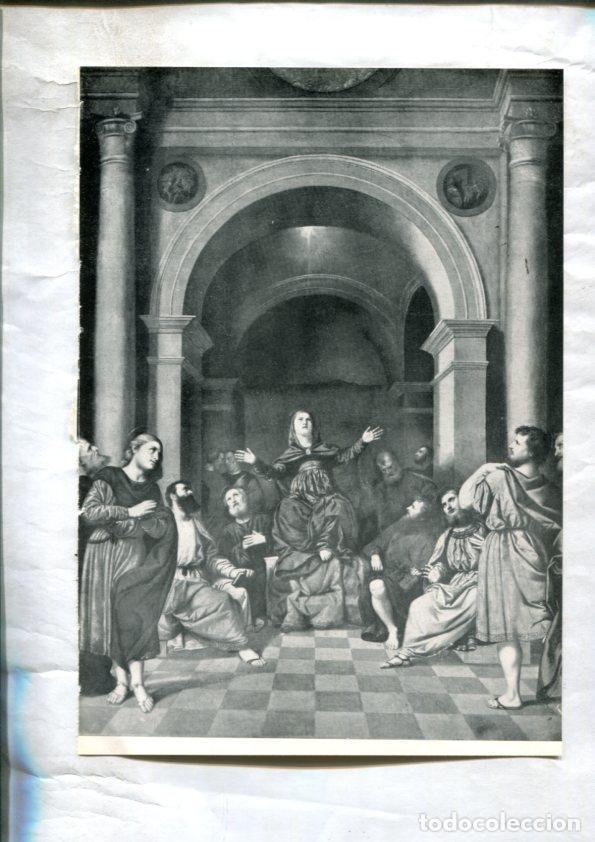 Postkarten: LEI racconti della vita di Maria: Lamina 58: La discesa Dello Spirito Santo sulla Madonna e sugli a