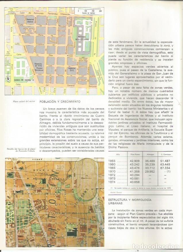 Postkarten: LAMINA 23579: Plano del area de Nuevos Ministerios, Madrid - Varios