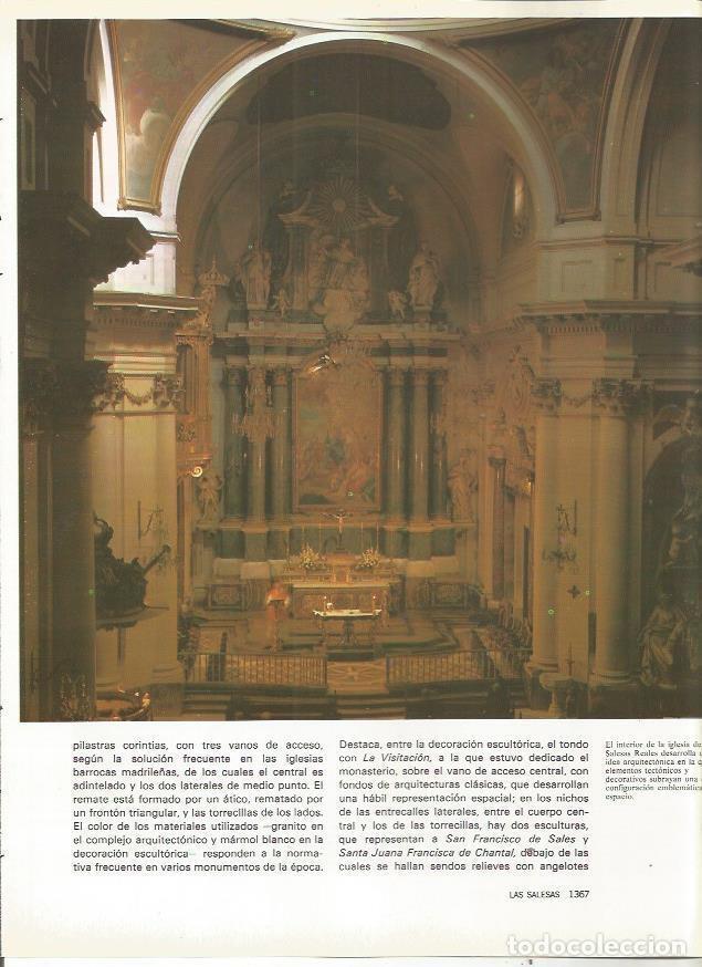 Postais: LAMINA 23532: Interior de Las Salesas Reales, Madrid - Varios