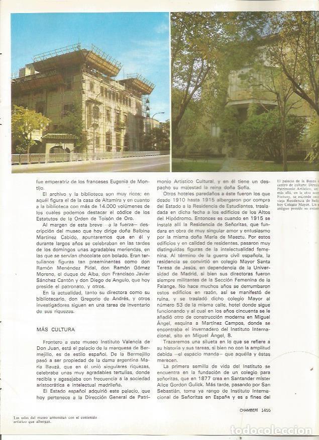 Postais: LAMINA 23576: Palacio de la Bauza, Madrid - Varios