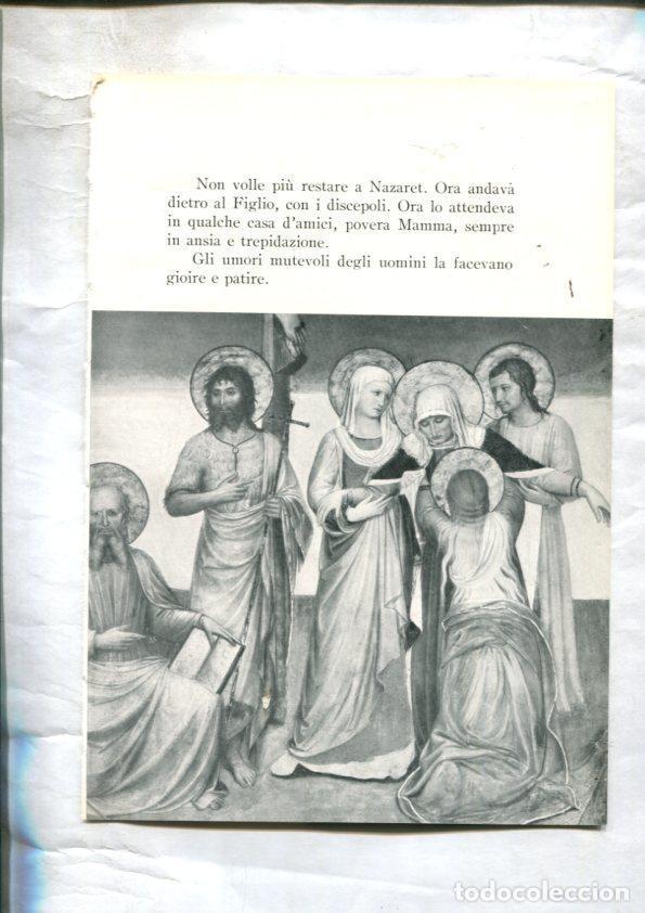 Postales: LEI racconti della vita di Maria: Lamina 52: La madonna al piedi della Croce por Beato Angelico y -
