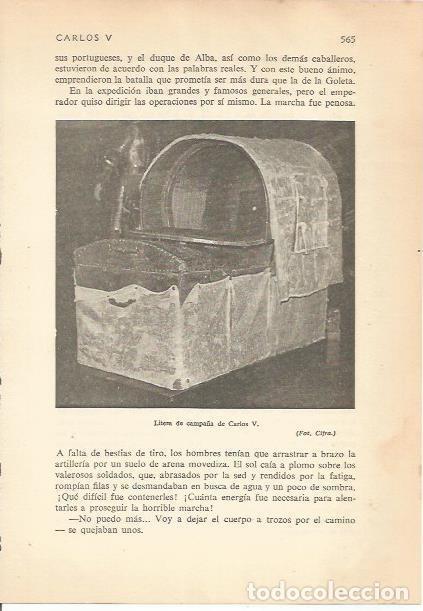 Postkarten: LAMINA 24285: Litera de campa&ntilde;a de Carlos V - Carmi&ntilde;a Verdejo