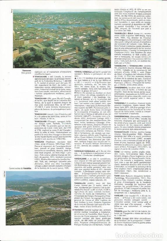 Postkarten: LAMINA 24438: Vista de Vancouver y Central nuclear de Vandellos - VVAA