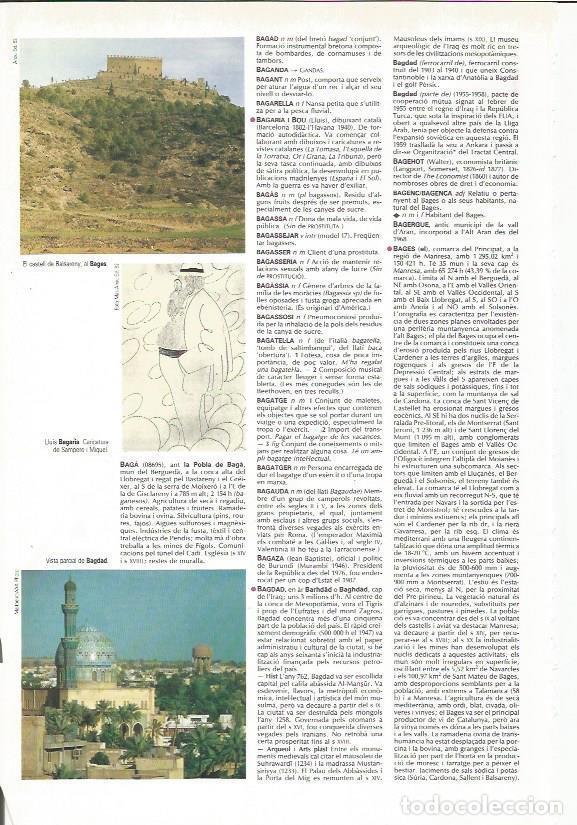 Postkarten: LAMINA 24615: Castillo de Balsareny y vista parcial de Bagdad - VVAA