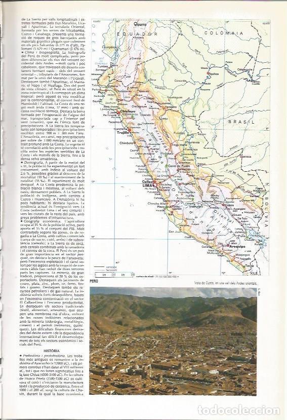 Postcards: LAMINA 24494: Mapa de Peru - VVAA