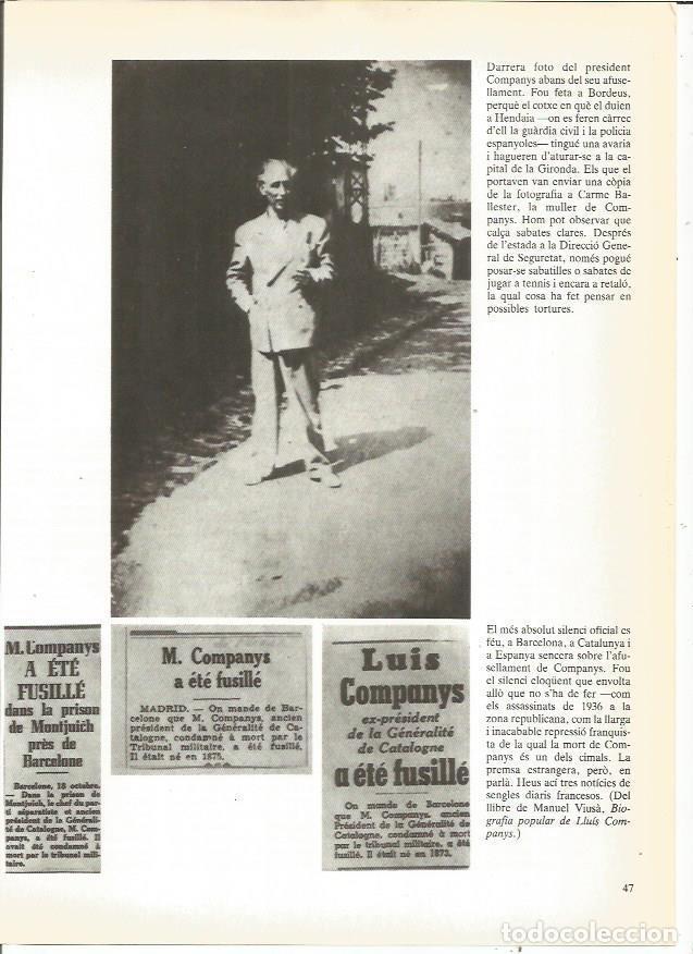 Postais: LAMINA 23899: Ultima foto de Lluis Companys en Burdeos - Edmon Valles