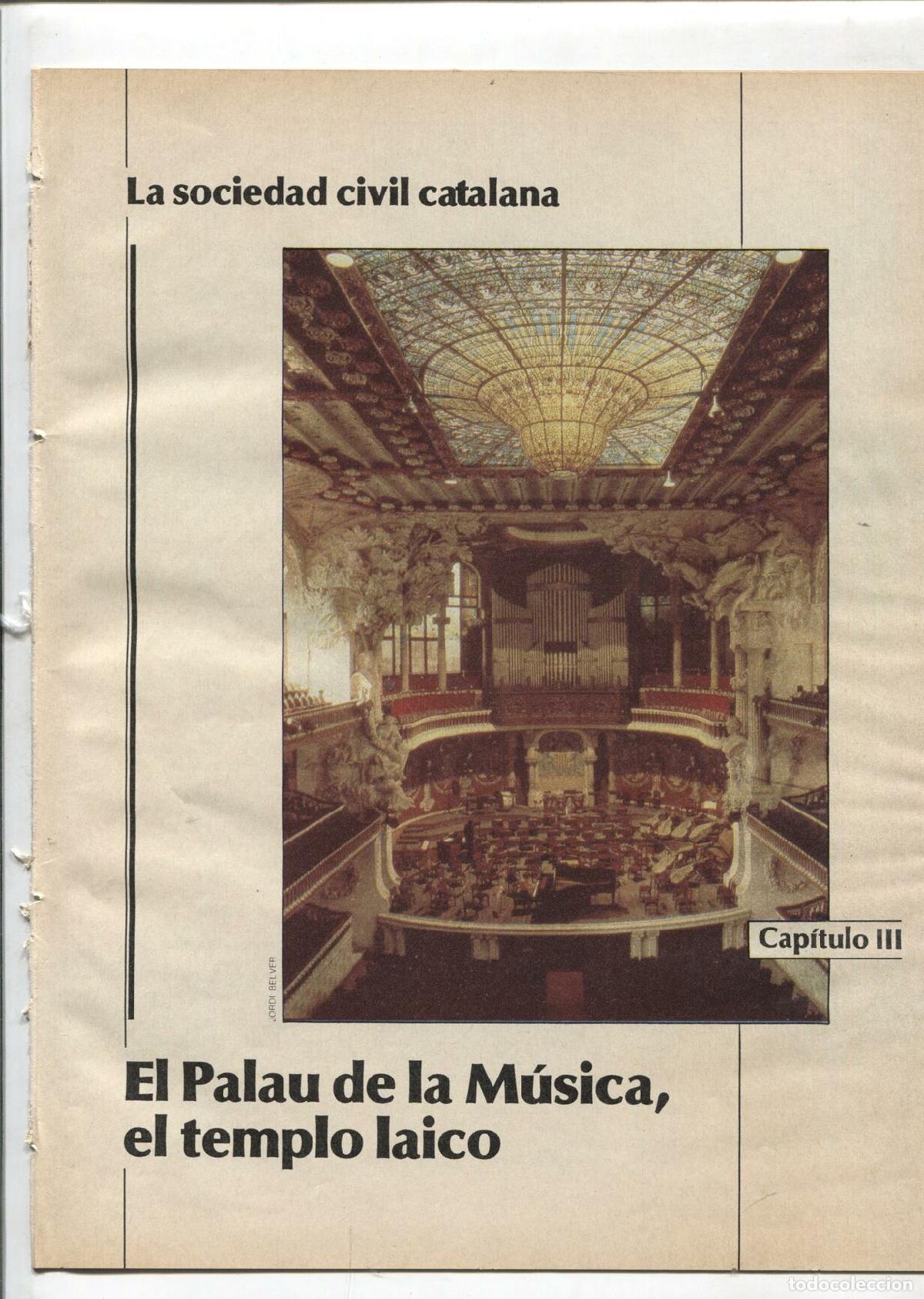 Postales: La Vanguardia: La sociedad civil catalana fasciculo 03: El Palau de la Musica, el templo laico - Var