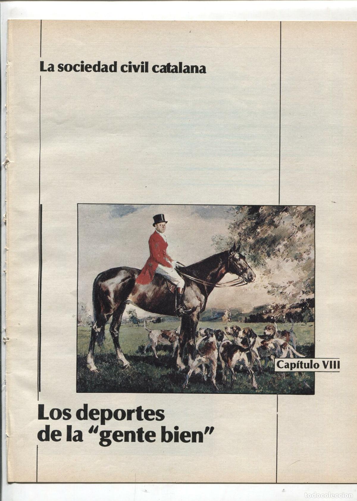 Postales: La Vanguardia: La sociedad civil catalana fasciculo 08: Los deportes de la gente bien - Varios