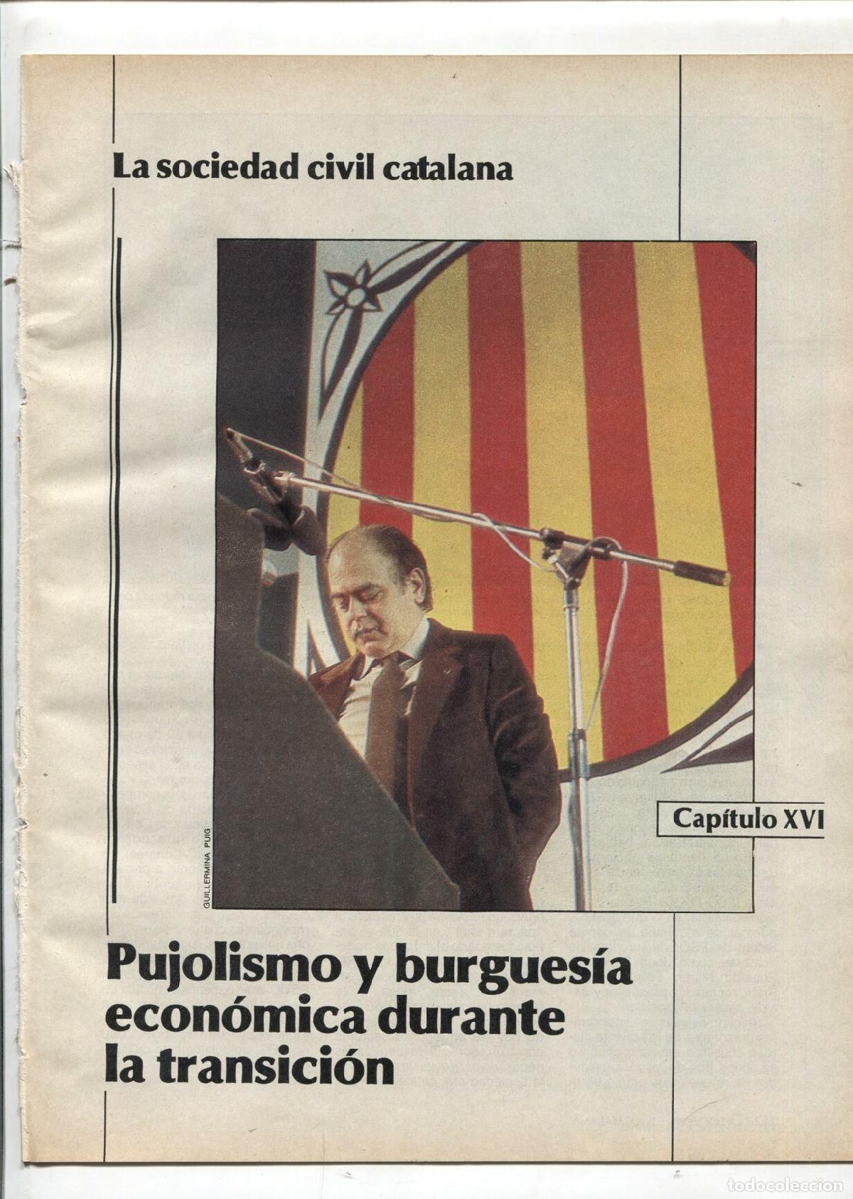 Postales: La Vanguardia: La sociedad civil catalana fasciculo 16: Pujolismo y burguesia economica durante la t