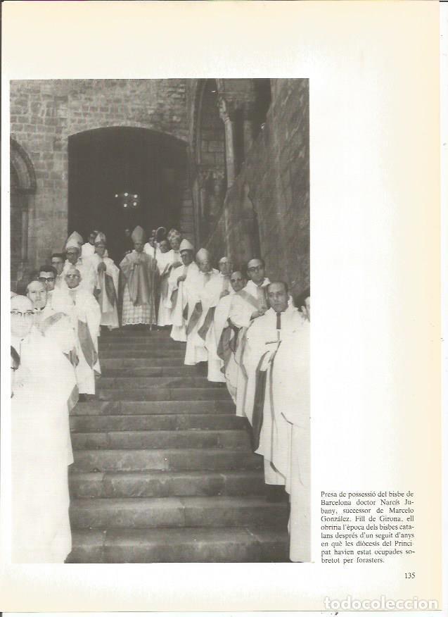 Postales: LAMINA 23942: Toma de posesion del obispo de Barcelona Narcis Jubany - Edmon Valles