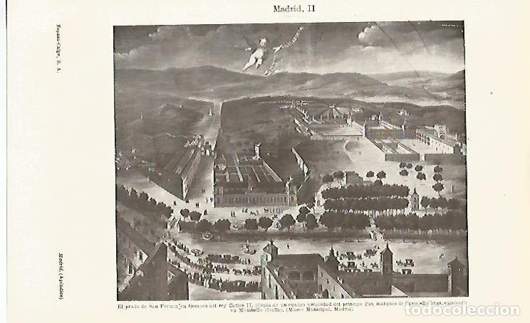 Postkarten: LAMINA ESPASA 19828: El prado de San Fermin en Madrid - Varios