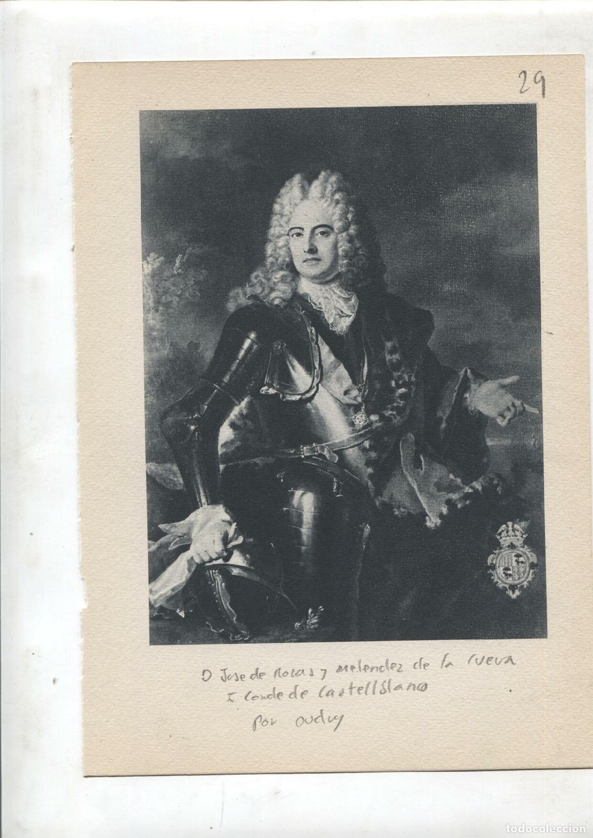 Postales: Lamina 29: D. Jose de Rozas I conde de Castellblanco (Oudry) y Fiesta en un parque (Watteau)