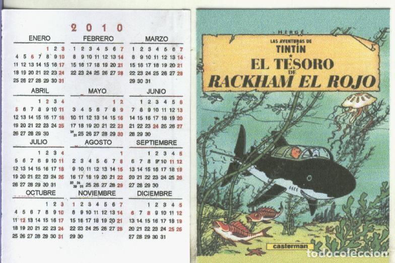 Postkarten: Calendario bolsillo 2010: Tintin: El tesoro de Rackham el rojo - Varios