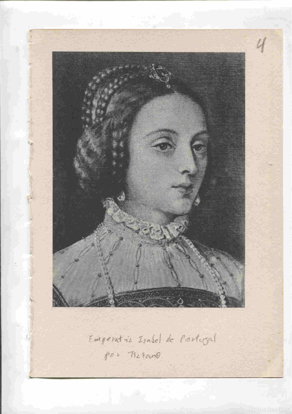 Postkarten: Lamina 04: Emperatriz Isabel de Portugal (Tiziano) y Pedro de Medicis (Tintoretto)