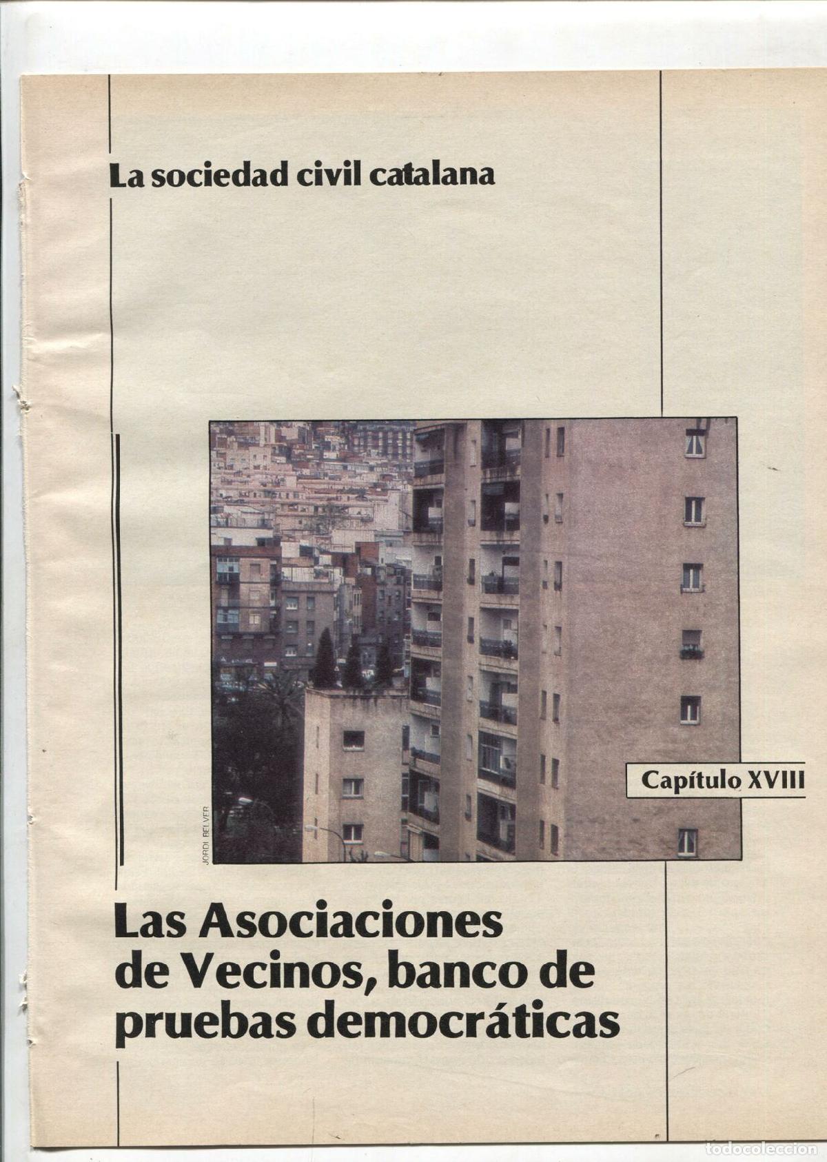Postkarten: La Vanguardia: La sociedad civil catalana fasciculo 18: las asociaciones de vecino, banco de pruebas