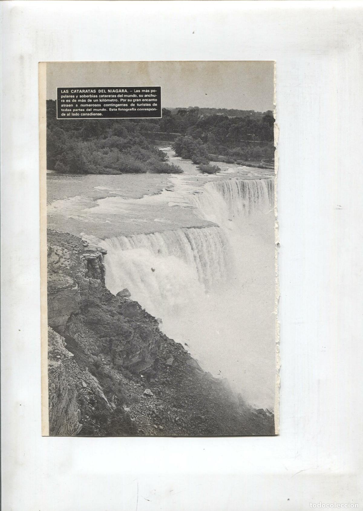 Postkarten: Lamina Maravillas del Mundo: El gran ca&ntilde;on del colorado y Las cataratas del niagara -