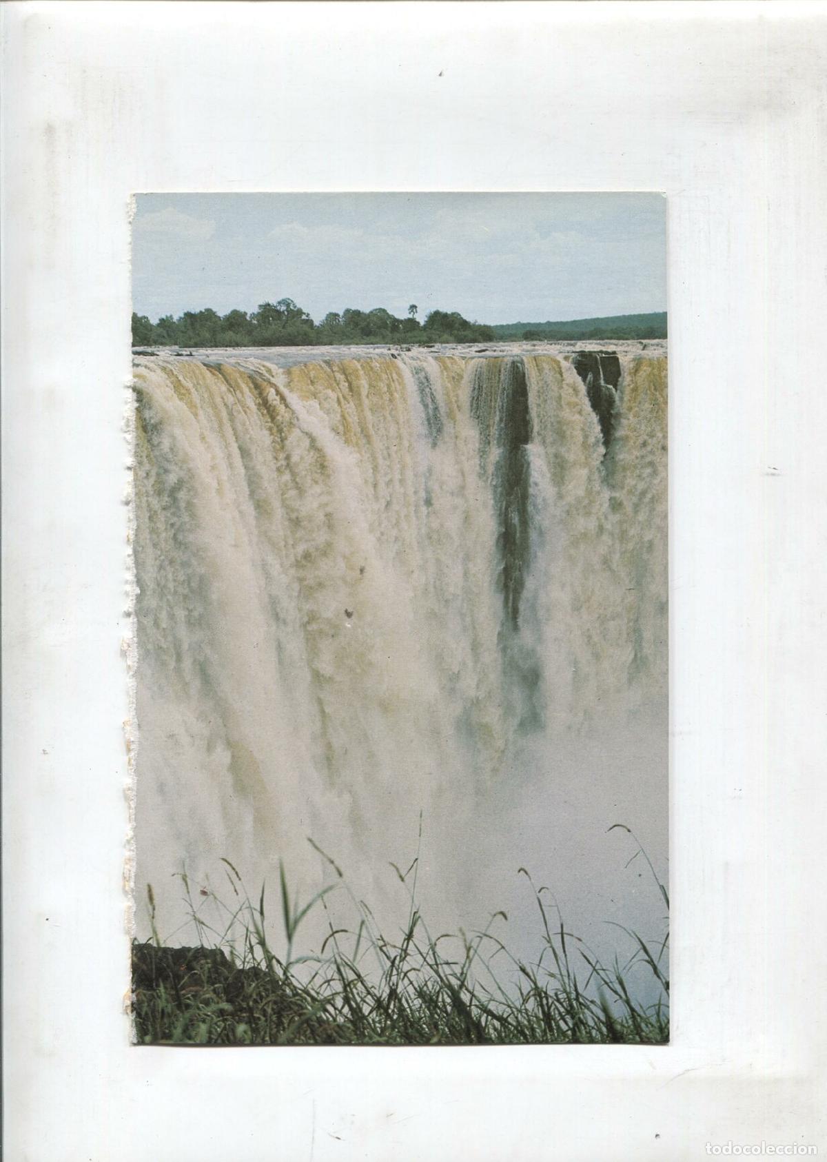 Cartes Postales: Lamina Maravillas del Mundo: Las cataratas Victoria -