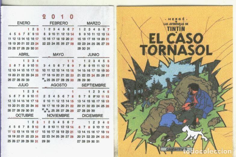 Cartes Postales: Calendario bolsillo 2010: Tintin: El caso Tornasol - Varios