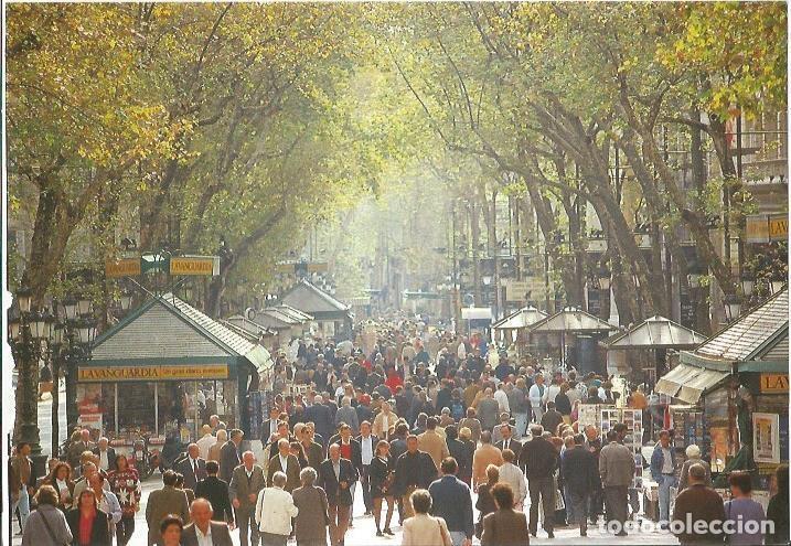 Cartes Postales: LAMINA 24084: Las Ramblas de Barcelona - Llatzer Moix