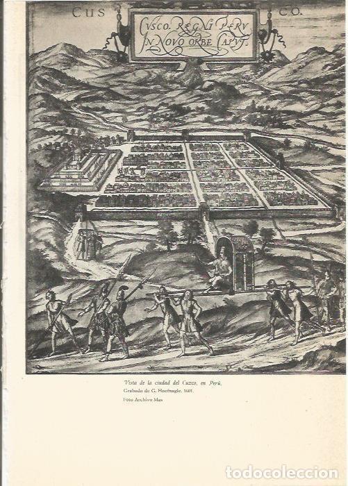 Postkarten: LAMINA 24756: Vista de la ciudad de Cuzco en 1601, Peru - Martin de Piquer