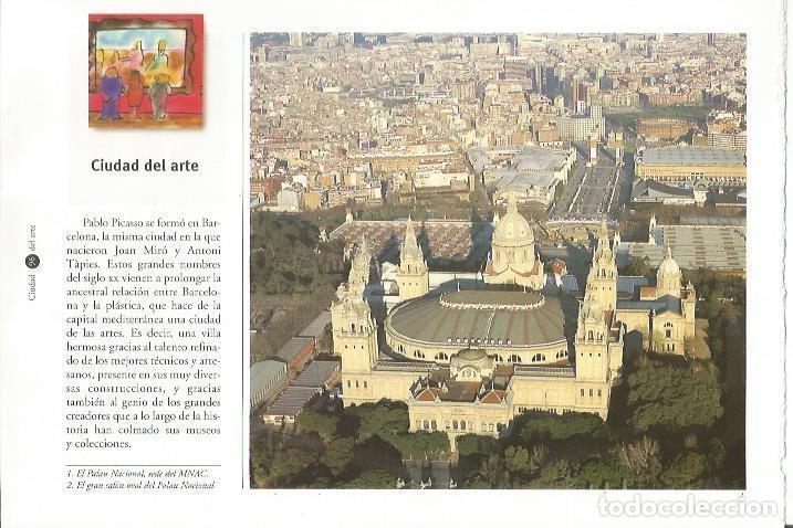 Cartoline: LAMINA 24120: Vista aerea del MNAC. Barcelona - Llatzer Moix