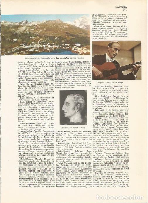 Postcards: LAMINA 24811: Panoramica de Saint Moritz y Regino Sainz de la Maza - VVAA